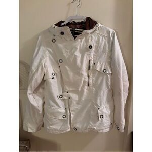 Burton White EUC Coat